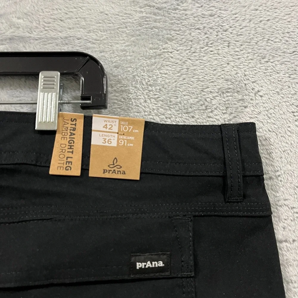 PrAna Stretch Zion Pant II Pants Mens 42x36 Straight Leg Relaxed Hiking Roll Up